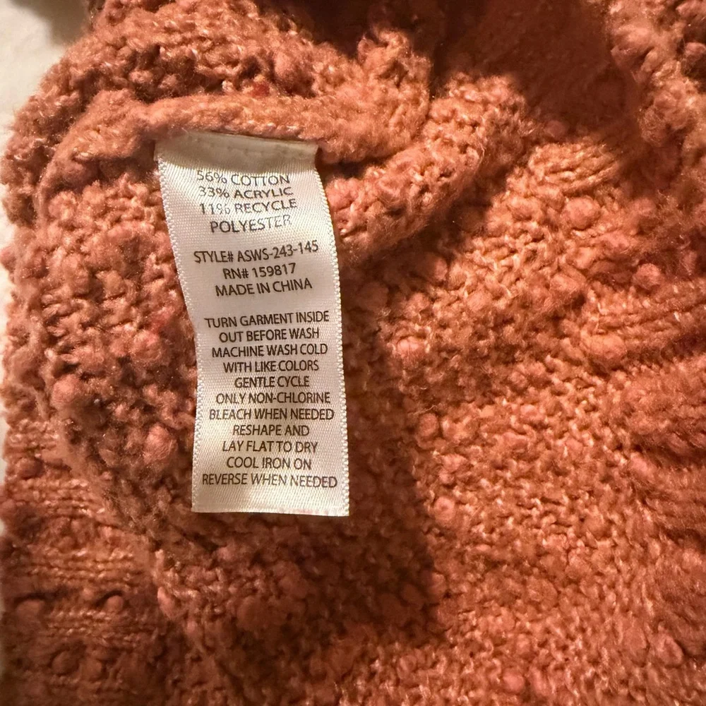 Altar'd State Terracotta Crew Neck Sweater - Picture 7 of 9